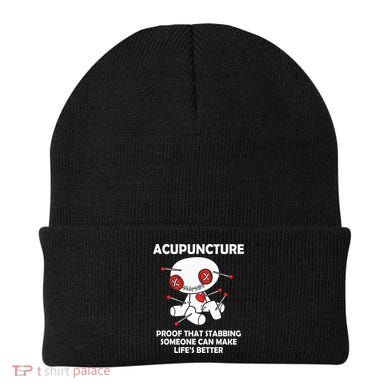 Voodoo Doll Goth Emo Acupuncture Beanie