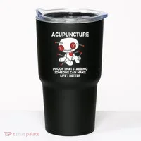 Voodoo Doll Goth Emo Acupuncture Tumbler thumb 0