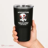 Voodoo Doll Goth Emo Acupuncture Tumbler thumb 2