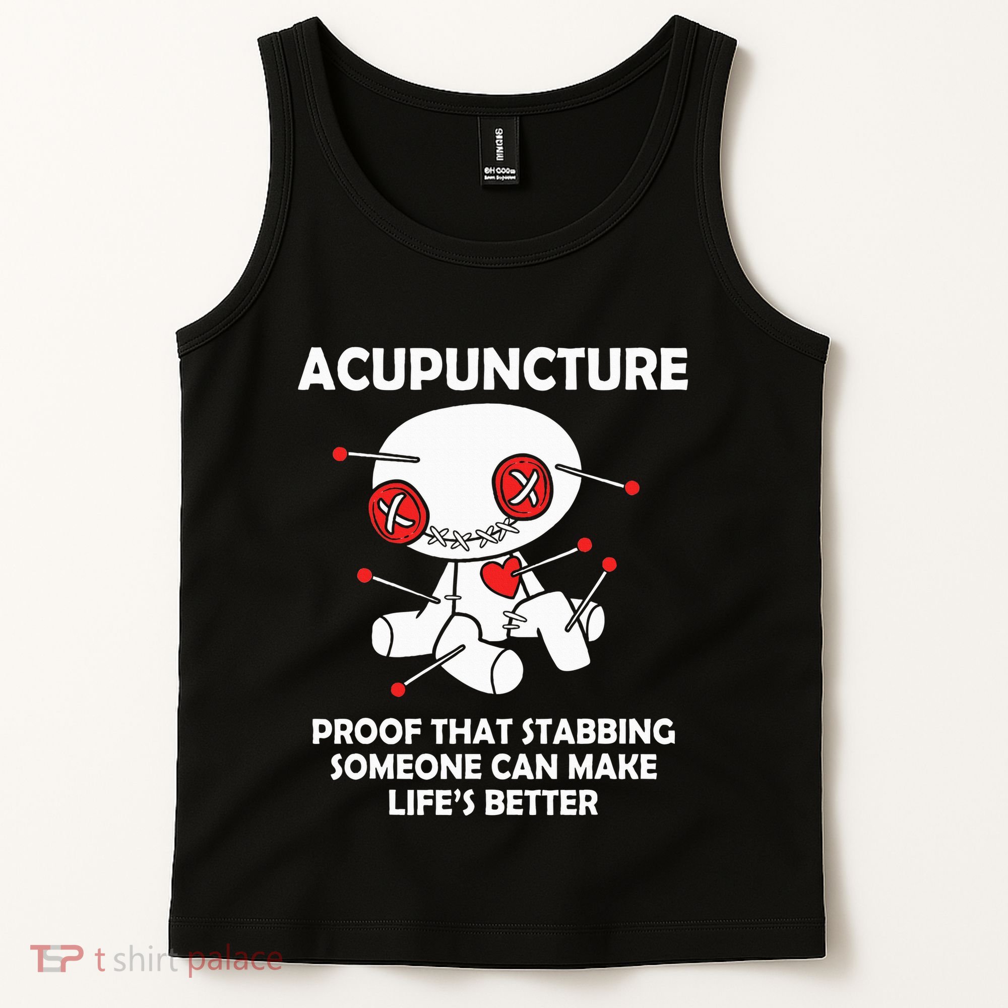 Voodoo Doll Goth Emo Acupuncture Tank Top