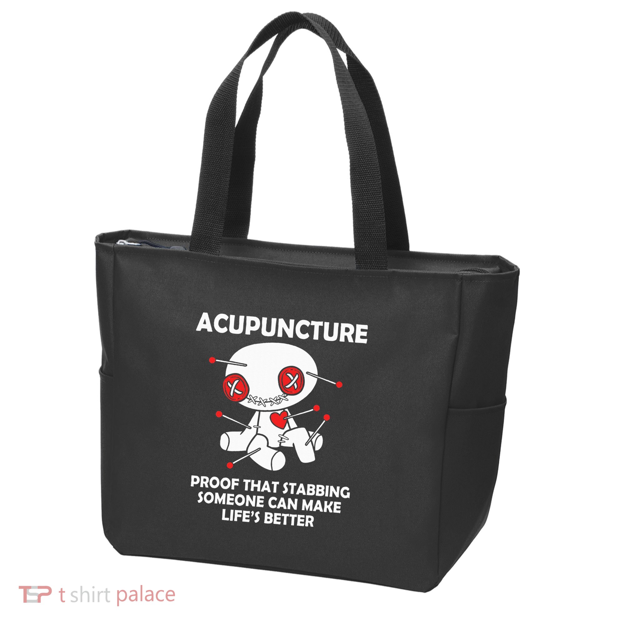 Voodoo Doll Goth Emo Acupuncture Tote Bag
