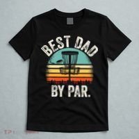 Vintage Disc Golf Dad Gift - Best Dad By Par Disk Golf T-Shirt thumb 5