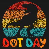 Vintage Dinosaur Happy Dot Day For Teacher T-Shirt thumb 7