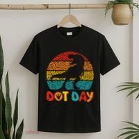 Vintage Dinosaur Happy Dot Day T-Shirt thumb 2