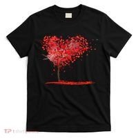 Valentines Day Heart Shaped Tree T-Shirt thumb 0