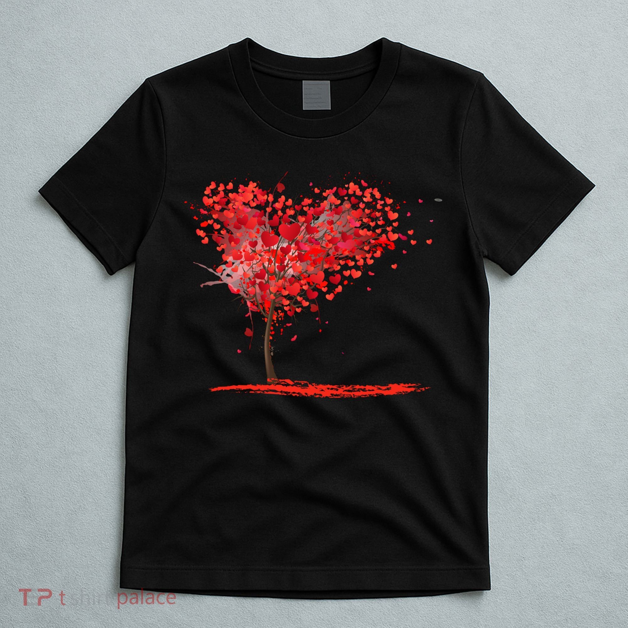 Valentines Day Heart Shaped Tree T-Shirt