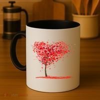Valentines Day Heart Shaped Tree Coffee Mug thumb 4