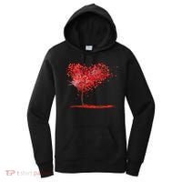 Valentines Day Heart Shaped Tree Women's Hoodie thumb 0