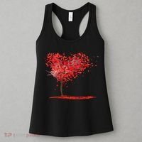 Valentines Day Heart Shaped Tree Women's Tank Top thumb 3