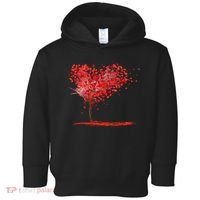 Valentines Day Heart Shaped Tree Toddler Hoodie thumb 0