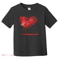 Valentines Day Heart Shaped Tree Toddler T-Shirt thumb 0