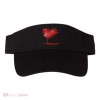 Valentines Day Heart Shaped Tree Visor thumb 0