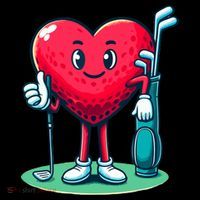 ValentineS Day Heart Shaped Golf Lovers Player Golfers Coffee Mug thumb 5