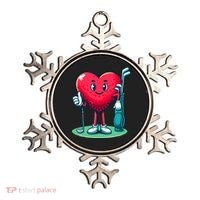 ValentineS Day Heart Shaped Golf Lovers Player Golfers Ornament thumb 0