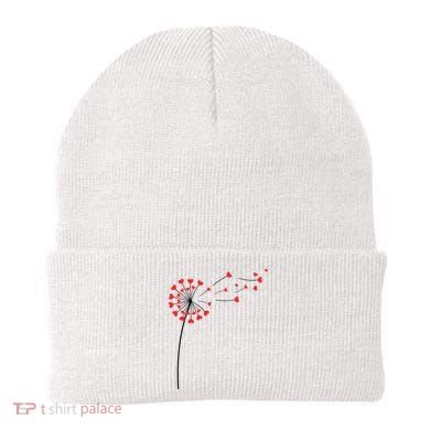 Valentines Day Heart Dandelion Cute Beanie