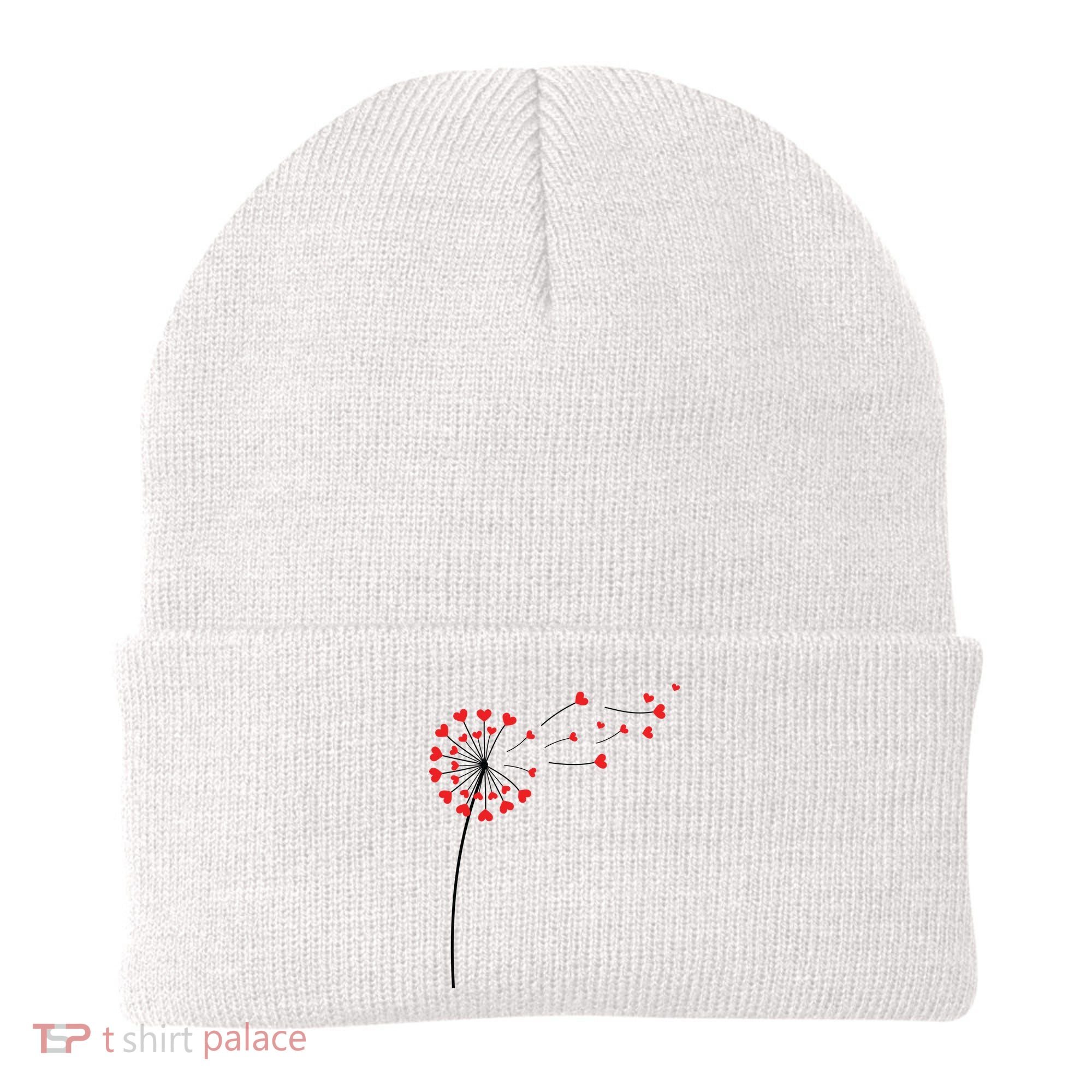 Valentines Day Heart Dandelion Cute Beanie