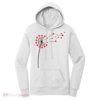 Valentines Day Heart Dandelion Cute Women's Hoodie thumb 0