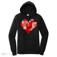 Valentines Day Heart Love Building Blocks Bricks Women's Hoodie thumb 0