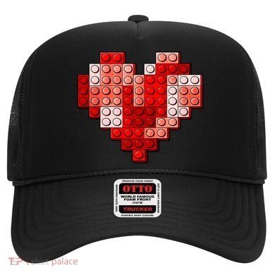 Valentines Day Heart Love Building Blocks Bricks Hat