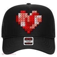 Valentines Day Heart Love Building Blocks Bricks Hat thumb 0