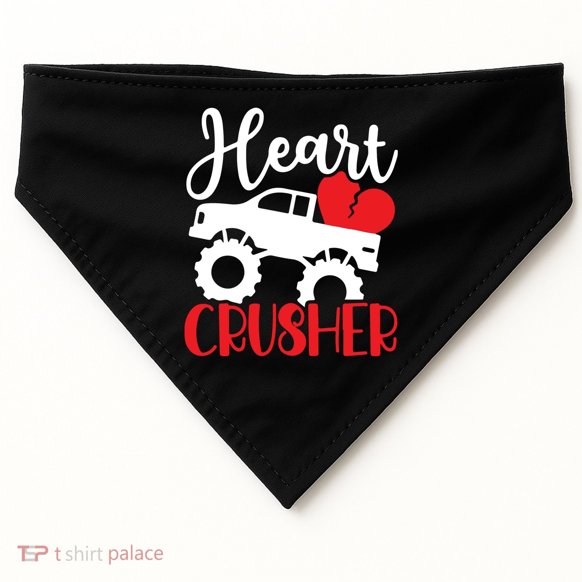 Valentine's Day, Heart Crusher USA-Made Doggie Bandana