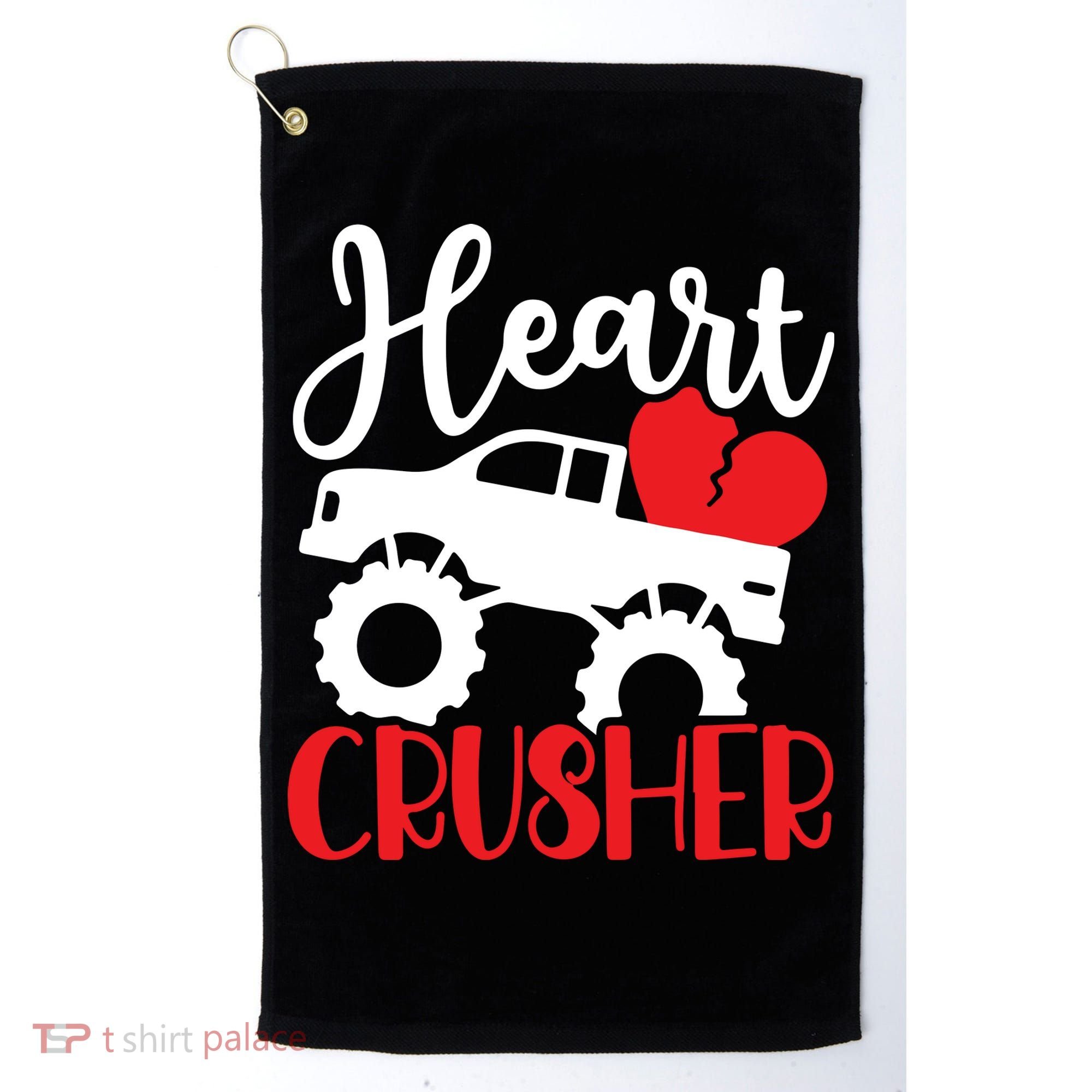 Valentine's Day, Heart Crusher Golf Towel