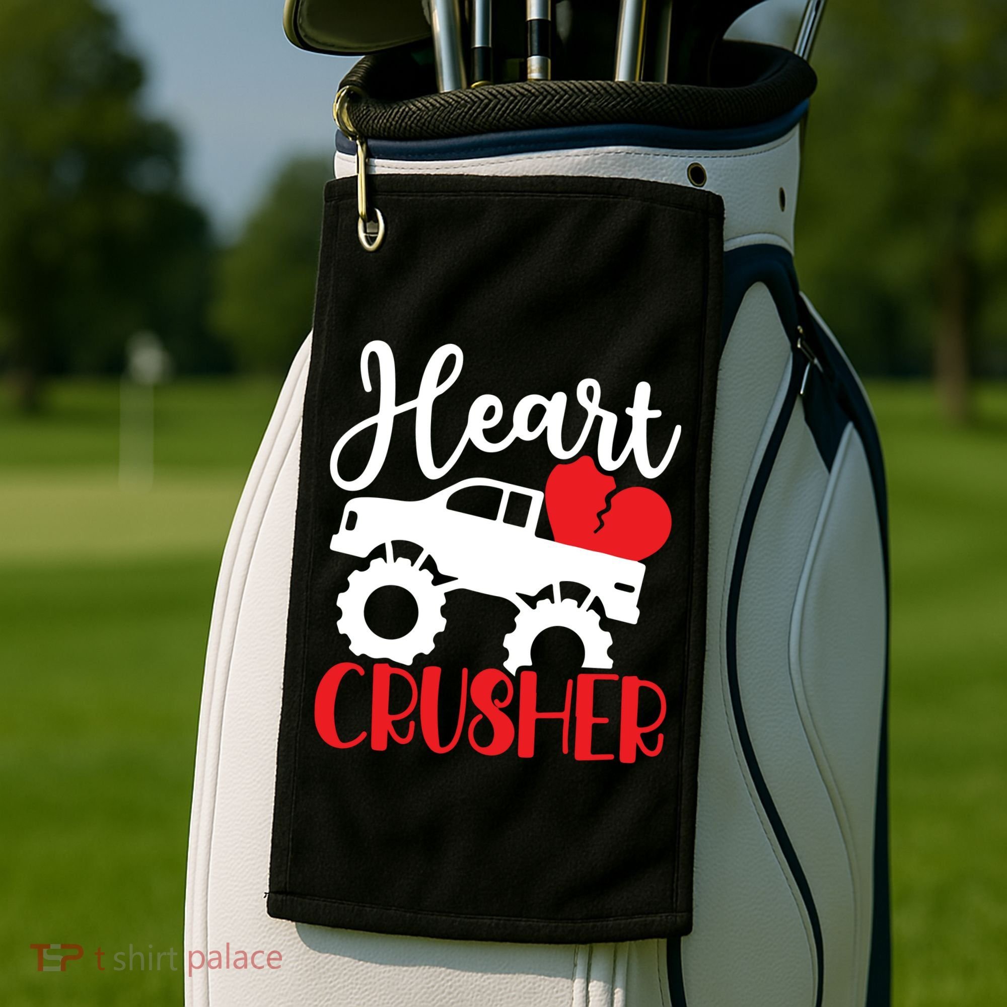 Valentine's Day, Heart Crusher Golf Towel