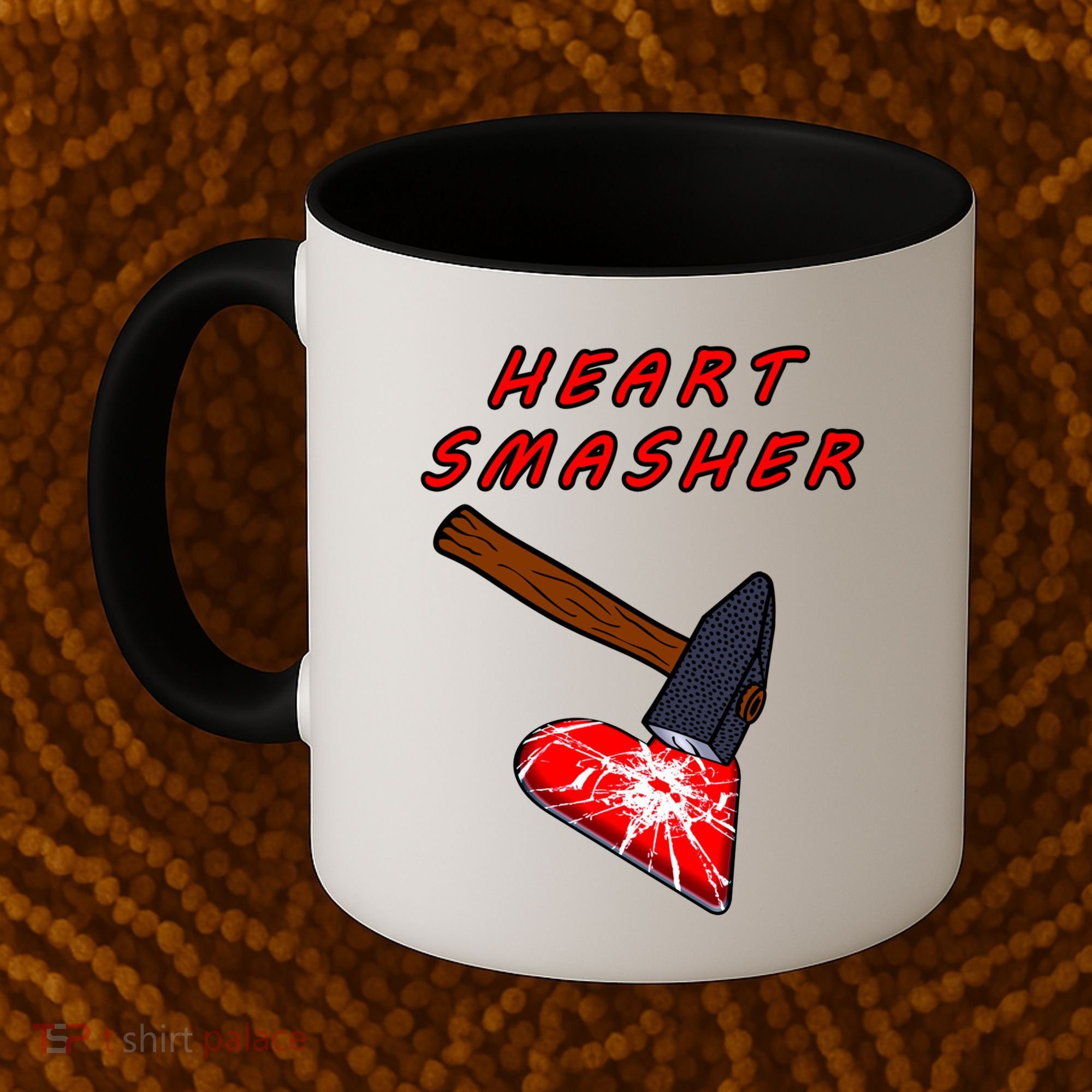 Valentines Day Heart Smasher Crusher Love Partner Gift Idea Gift Coffee Mug
