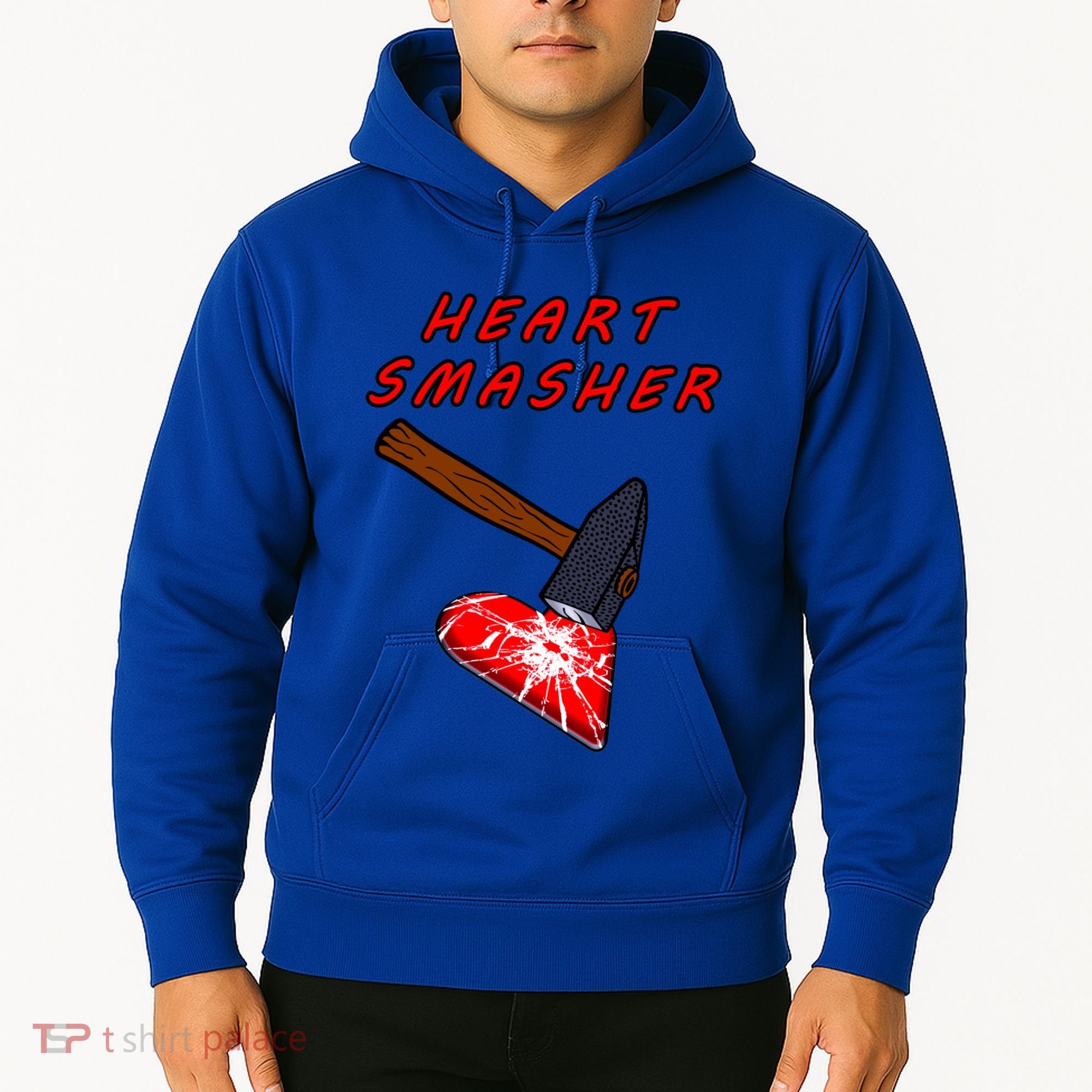 Valentines Day Heart Smasher Crusher Love Partner Gift Idea Gift Hoodie