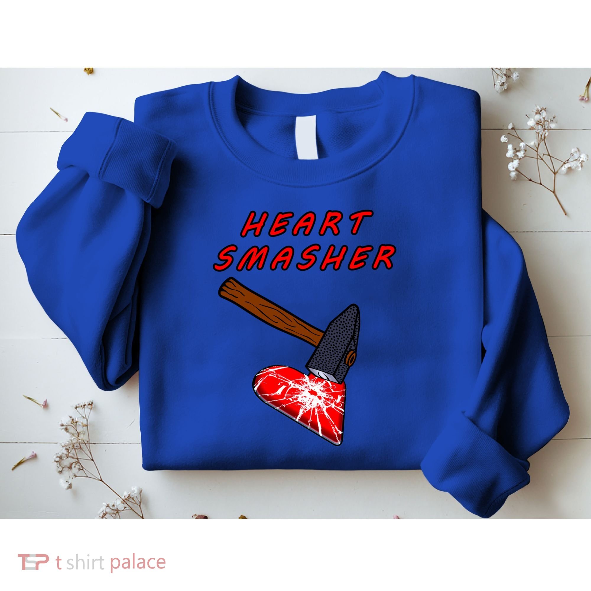 Valentines Day Heart Smasher Crusher Love Partner Gift Idea Gift Sweatshirt