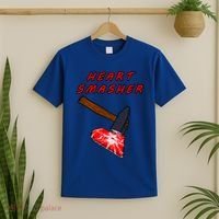 Valentines Day Heart Smasher Crusher Love Partner Gift Idea Gift T-Shirt thumb 2