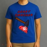 Valentines Day Heart Smasher Crusher Love Partner Gift Idea Gift T-Shirt thumb 3