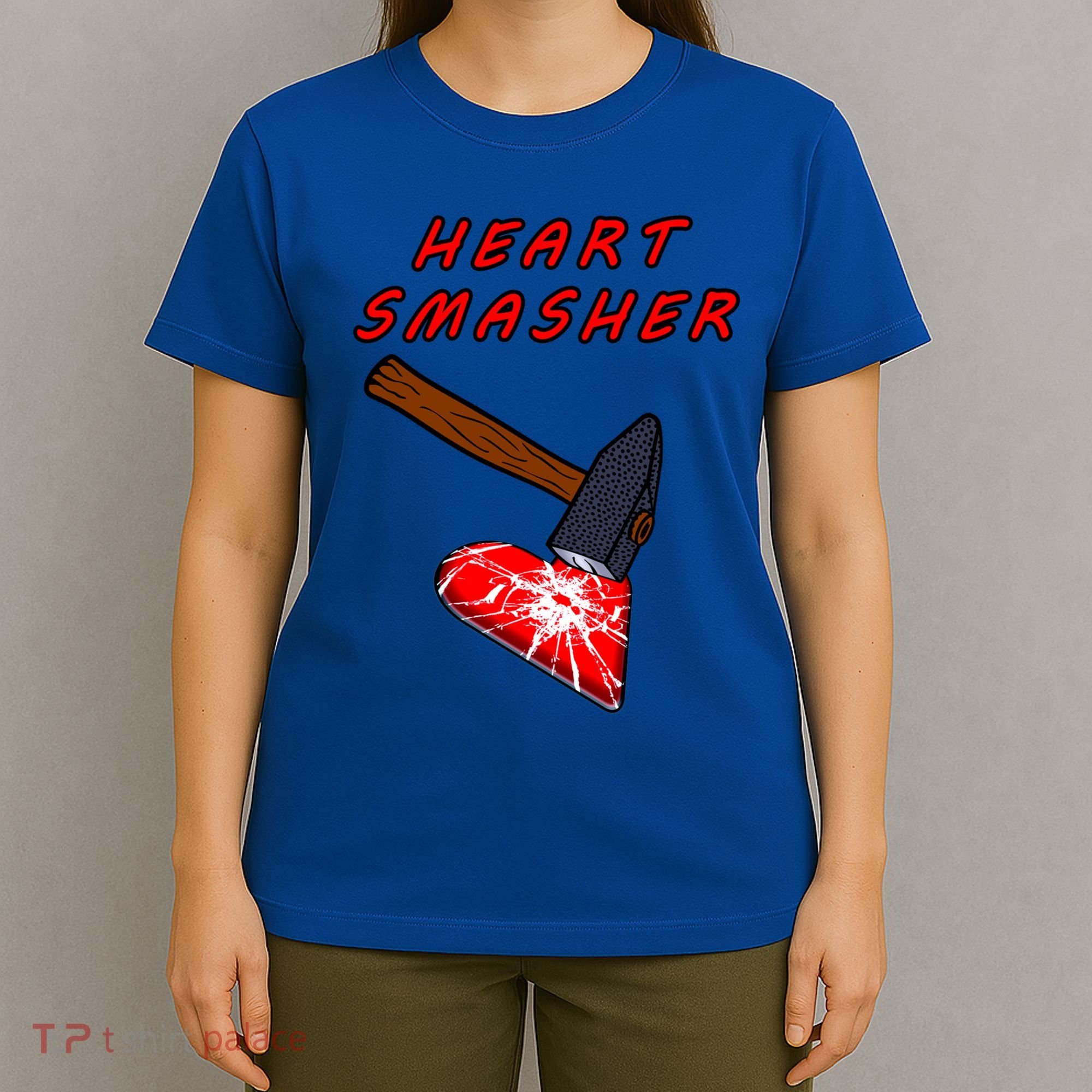 Valentines Day Heart Smasher Crusher Love Partner Gift Idea Gift T-Shirt