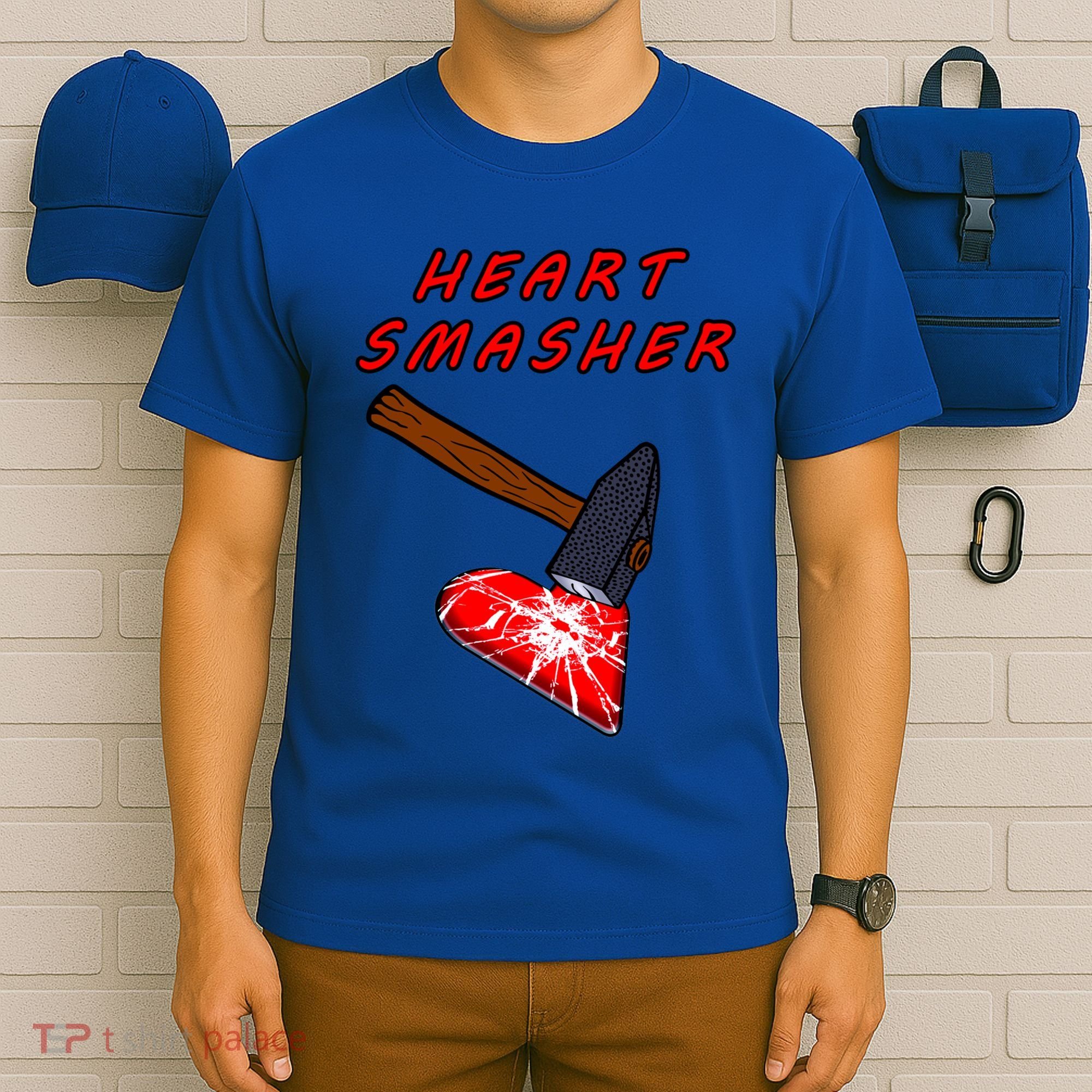 Valentines Day Heart Smasher Crusher Love Partner Gift Idea Gift T-Shirt