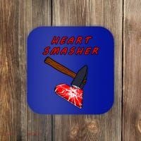 Valentines Day Heart Smasher Crusher Love Partner Gift Idea Gift Coaster thumb 0