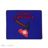 Valentines Day Heart Smasher Crusher Love Partner Gift Idea Gift Mousepad thumb 0