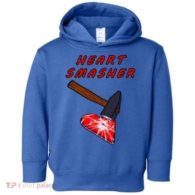Valentines Day Heart Smasher Crusher Love Partner Gift Idea Gift Toddler Hoodie