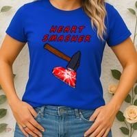 Valentines Day Heart Smasher Crusher Love Partner Gift Idea Gift Women's T-Shirt thumb 2