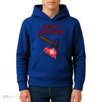 Valentines Day Heart Smasher Crusher Love Partner Gift Idea Gift Kids Hoodie thumb 4