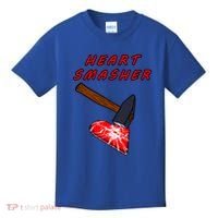 Valentines Day Heart Smasher Crusher Love Partner Gift Idea Gift Kids T-Shirt thumb 0
