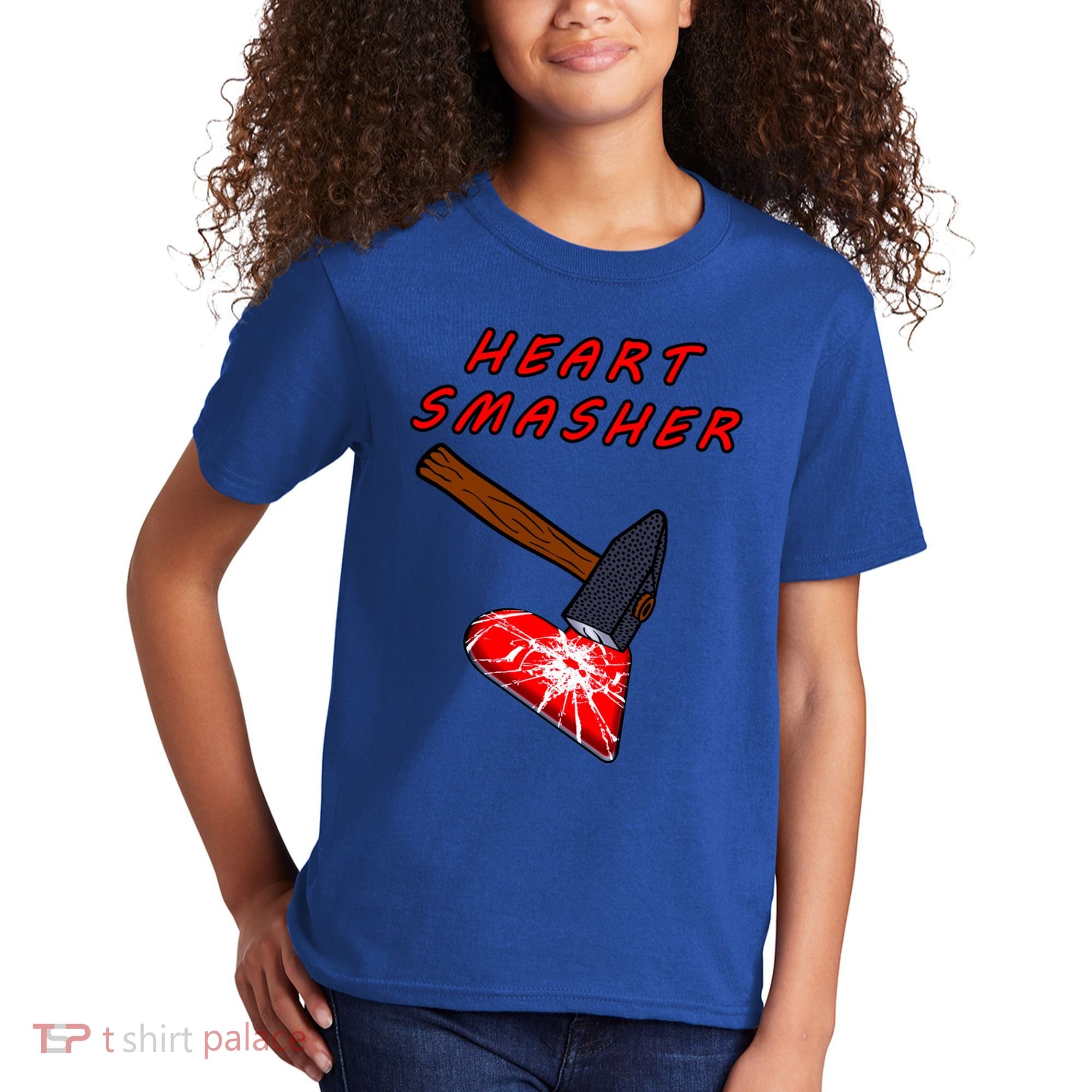Valentines Day Heart Smasher Crusher Love Partner Gift Idea Gift Kids T-Shirt