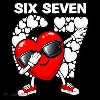 Valentines Day Hearts Dabbing Six Seven 67 Meme Coffee Mug thumb 5