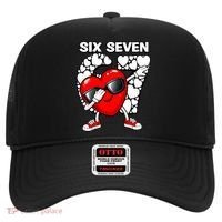 Valentines Day Hearts Dabbing Six Seven 67 Meme Hat thumb 0