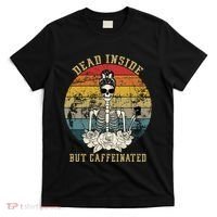 Vintage Dead Inside But Caffeinated T-Shirt thumb 0