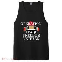 Veterans Day Iraq War Service Ribbon Iraq War Veteran Cool Gift PosiCharge Competitor Tank thumb 0