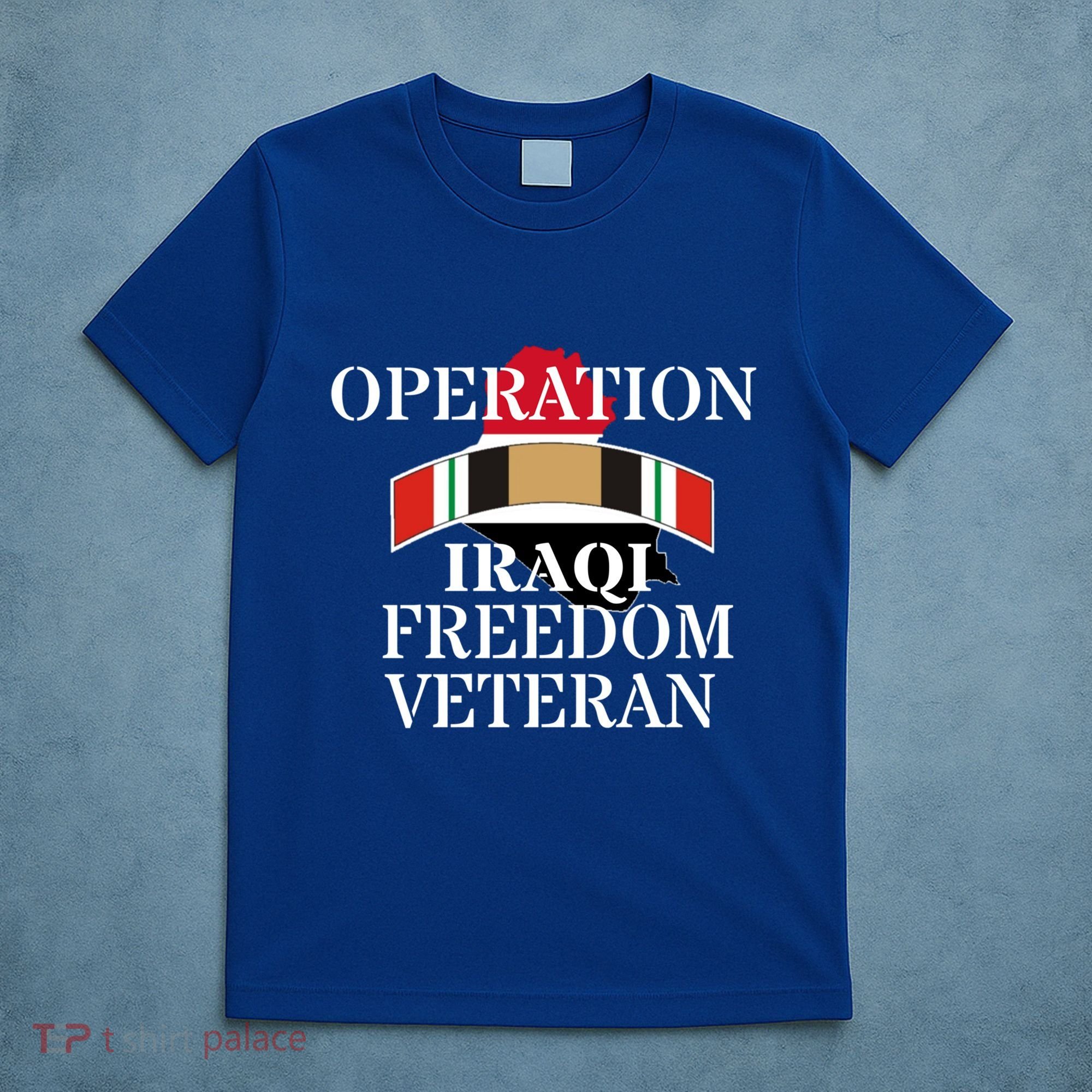 Veterans Day Iraq War Service Ribbon Iraq War Veteran Cool Gift T-Shirt