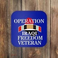 Veterans Day Iraq War Service Ribbon Iraq War Veteran Cool Gift Coaster thumb 0