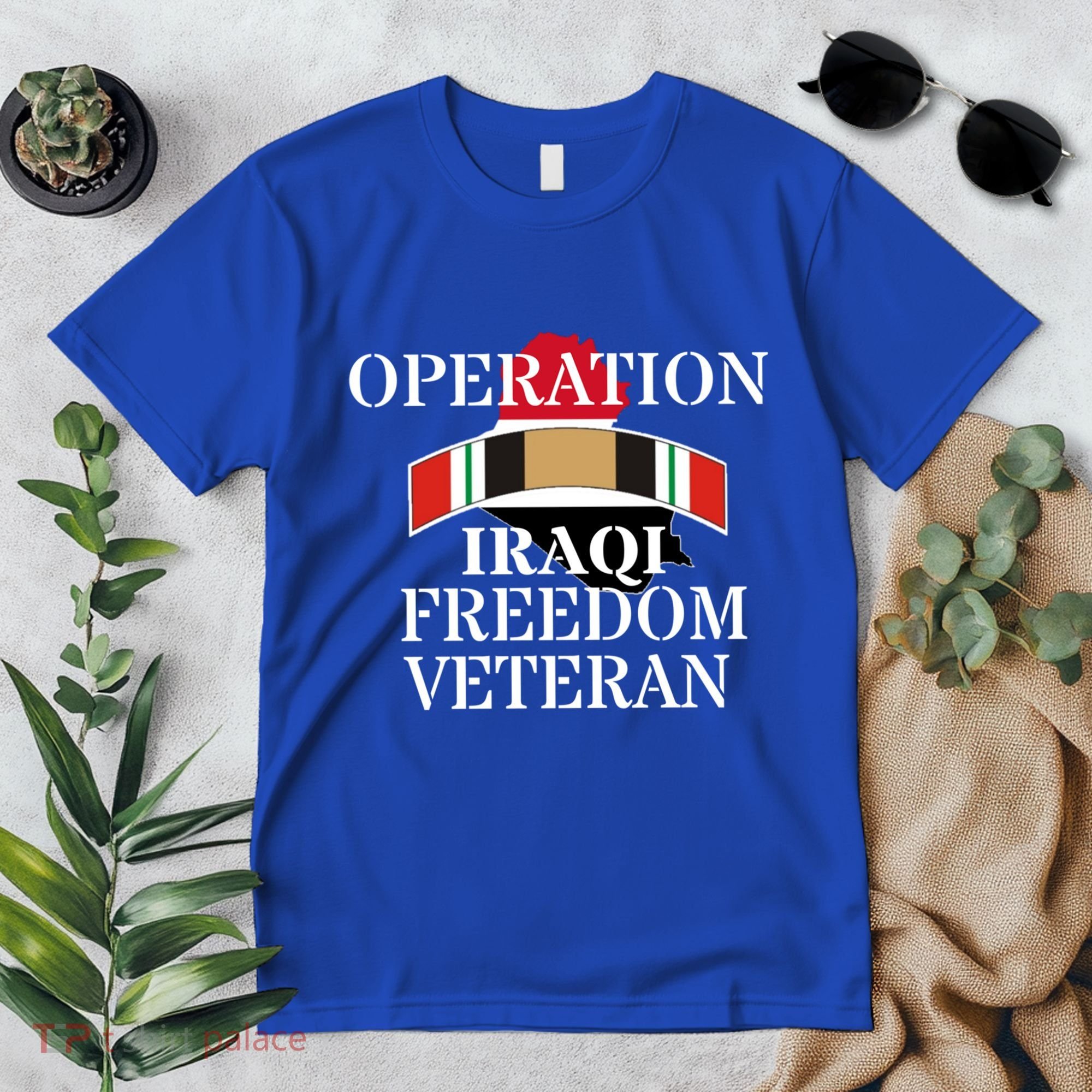 Veterans Day Iraq War Service Ribbon Iraq War Veteran Cool Gift Premium T-Shirt