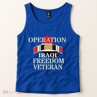 Veterans Day Iraq War Service Ribbon Iraq War Veteran Cool Gift Tank Top thumb 2