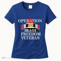 Veterans Day Iraq War Service Ribbon Iraq War Veteran Cool Gift Women's T-Shirt thumb 0